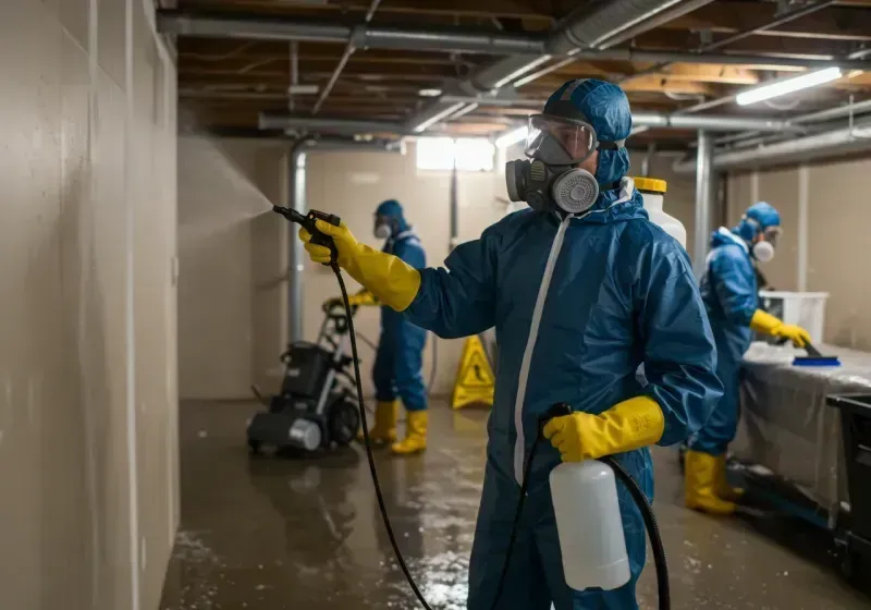 Basement Sanitization and Antimicrobial Treatment process in Citrus City, TX