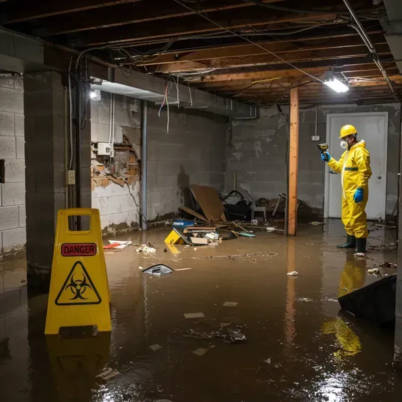 Flooded Basement Electrical Hazard in Citrus City, TX Property